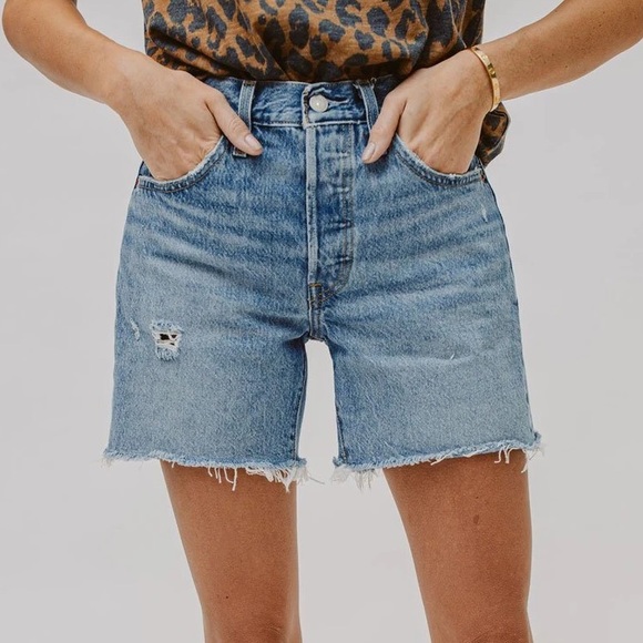 501 mid thigh shorts- luxor street